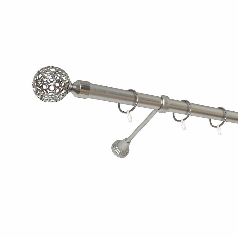 Карниз Лайт Ажур 16мм однорядный 3,0м САТИН