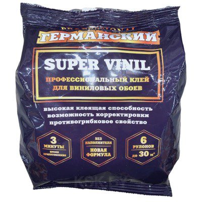 Клей обойный "Германский ВИНИЛОВЫЙ", пакет 200г.