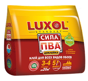 Клей обойный LUXOL сила ПВА Standart 100г.