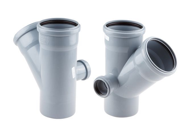 Крестовина двухплоскостная для внутренней канализации 110 110х45 50 50 РосТурПласт (36532)