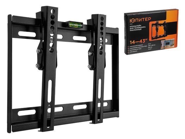 Кронштейн для телевизора 14-43 наклонный ЮПИТЕР
