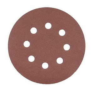 Круг шлифовальный с отверстиями 125мм G120 5шт.