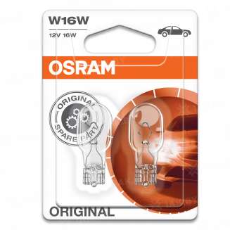 Лампа автомобильная 921-02B (W16W) 16W 12V W21X95D 10XBLI23C OSI OSRAM