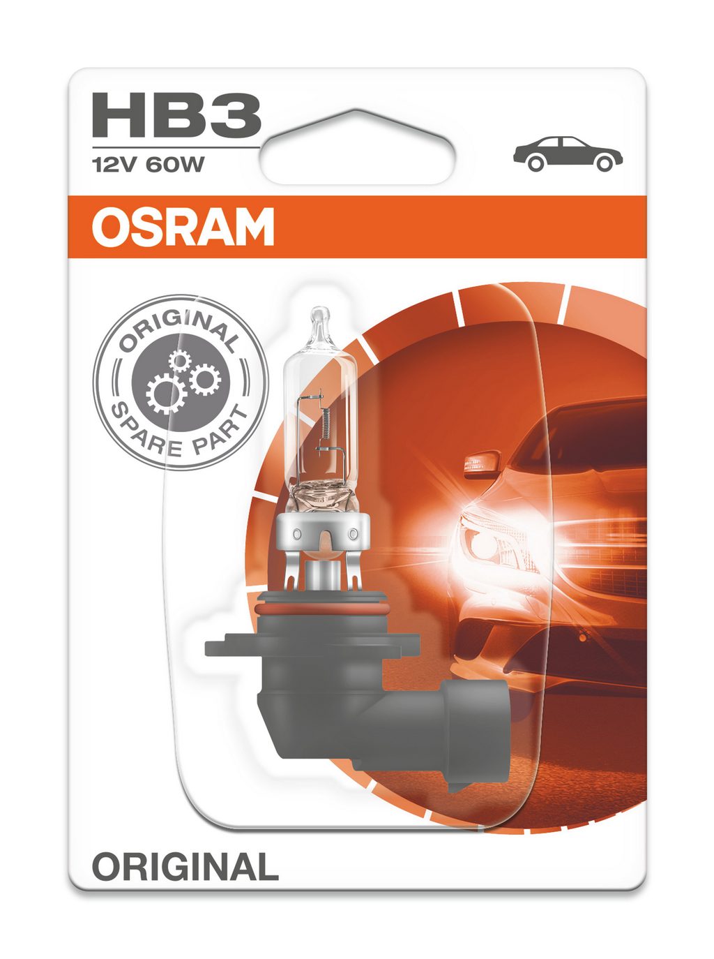 Лампа автомобильная галогенная 9005-01B 60W 12V P20D 10XBLI1DK 3C OSRAM