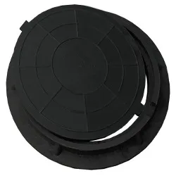 Люк садовый А8 (8 кН) черный, AV Engineering