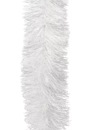 Мишура белая 200х9см JR-15