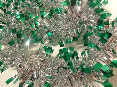 Мишура зеленая 200х9см HS-02-Gr