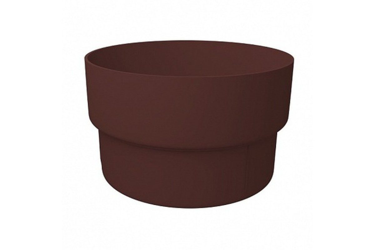 Муфта трубы соединительная ПВХ Grand Line стандарт шоколадная