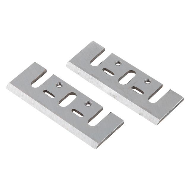 Нож для рубанка 82 мм WORTEX затачиваемый 2 шт.