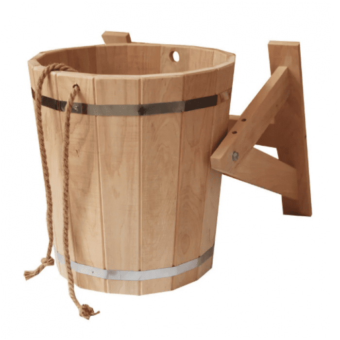 Обливное ведро 15л без вставки с переливом ОВ-15