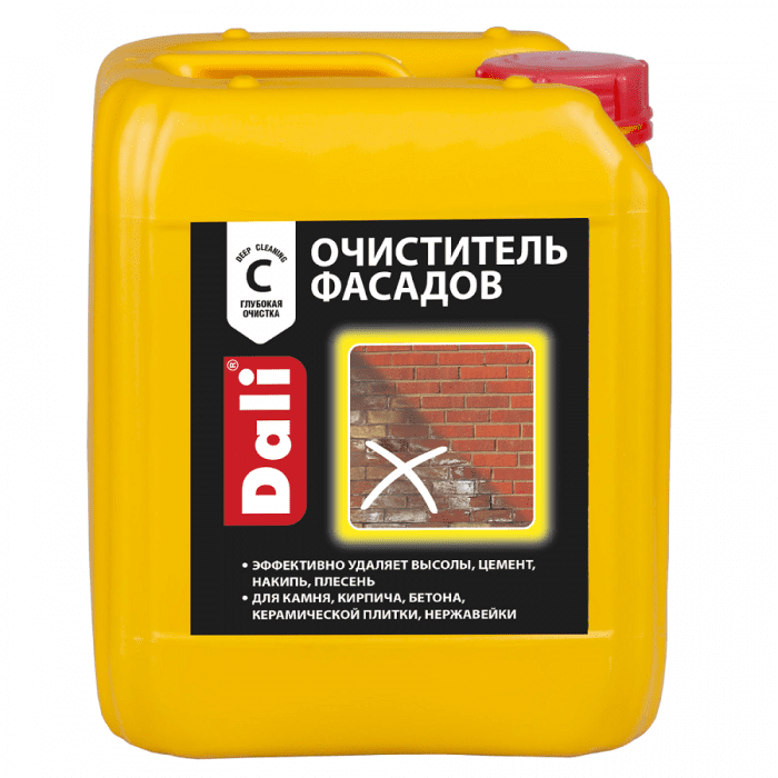Очиститель фасадов от солевых загрязнений "DALI", (5л)