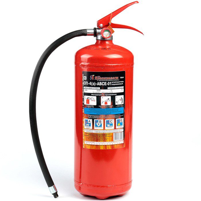 Огнетушитель порошковый ОП-4 (3) (ABCE) Ярпожинвест
