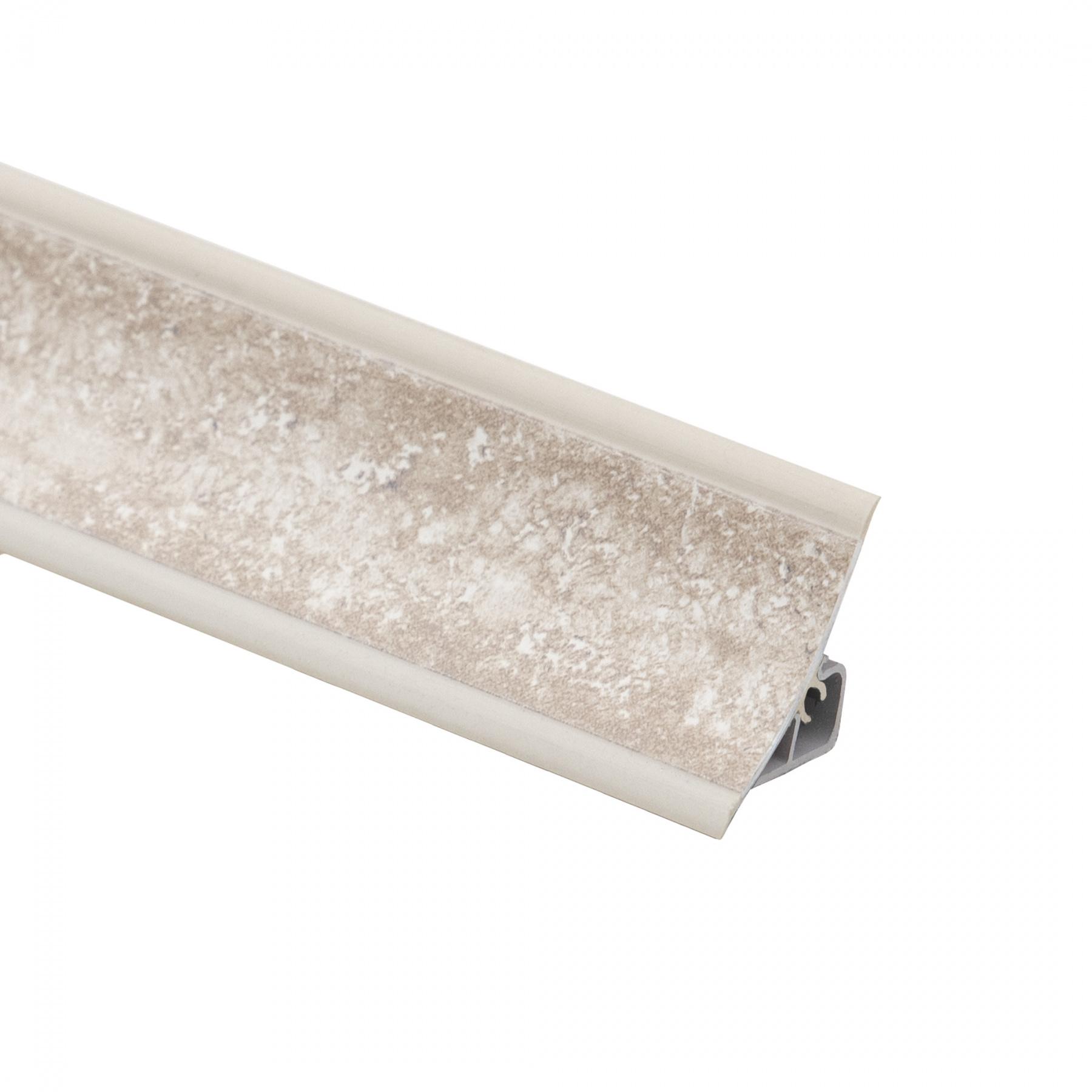 Плинтус к столешнику ПВХ (LP), травертин (150), (1уп=24шт), РП