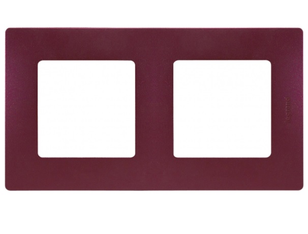 Рамка двухместная LEGRAND Etika сиреневая (672562)