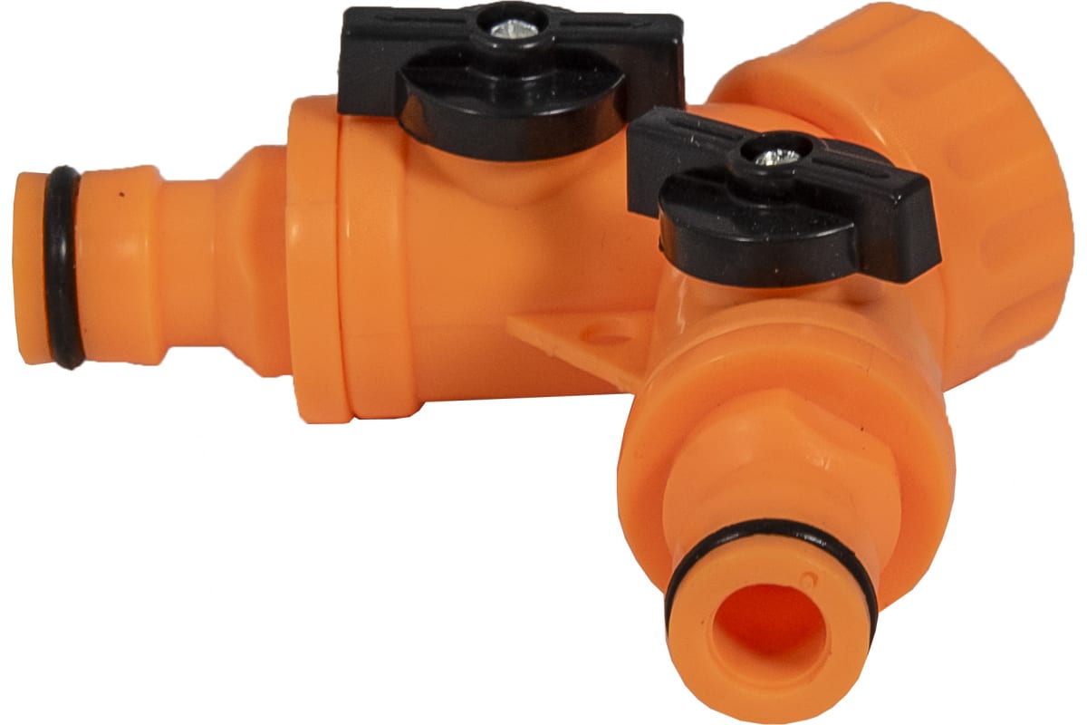 Разветвитель регулируемый 2-х канальный со штуцерами Вихрь
