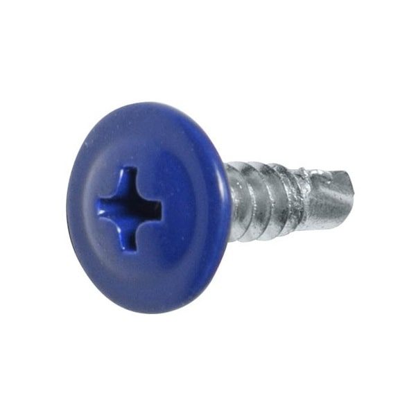 с прессшайбой со сверлом, RAL 5002