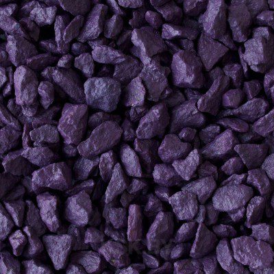 Щебень окрашенный гранитный, фиолетовый 5-10мм 20 кг