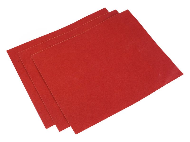 Шкурка шлифовальная на основе водостойкой крафт-бумаги, лист, Р180, 220х270мм 10шт Remocolor