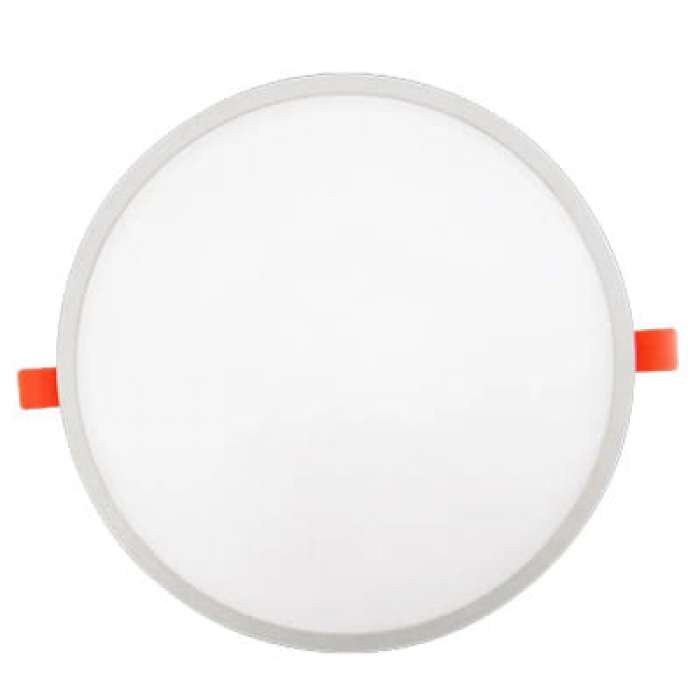 Светильник светодиодный ультратонкий со встроенным трансформатором, круг, 22w, 4000K (10724)