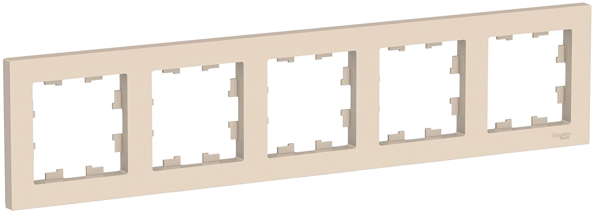 Рамка пятиместная SCHNEIDER ELECTRIC AtlasDesign бежевая (ATN000205) купить в Мастак Рамка пятиместная SCHNEIDER ELECTRIC AtlasDesign бежевая (ATN000205) купить в сети строительных магазинов Мастак