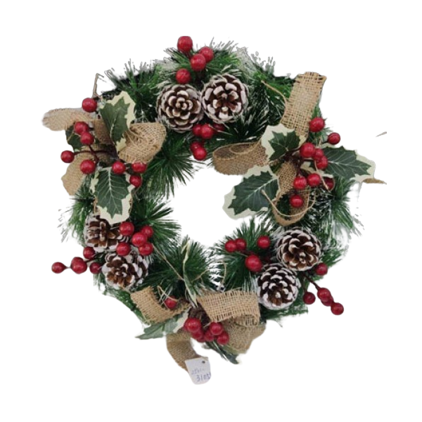 Венок новогодний 30см RM22070609