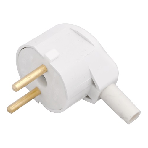 Вилка электрическая угловая 6 A 250 В BYLECTRICA (В6-241)