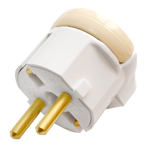 Вилка электрическая угловая с заземлением 16 А 250 В BYLECTRICA (В16-363)