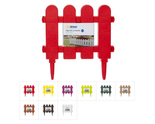 Забор садовый 1,5х0,28 м, DRINA