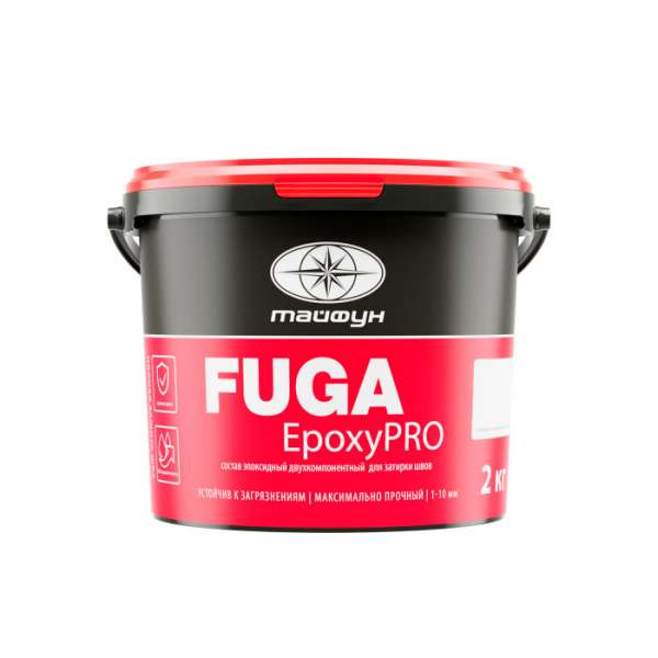 Фуга эпоксидная затирка Тайфун EpoxyPRO 2 кг,