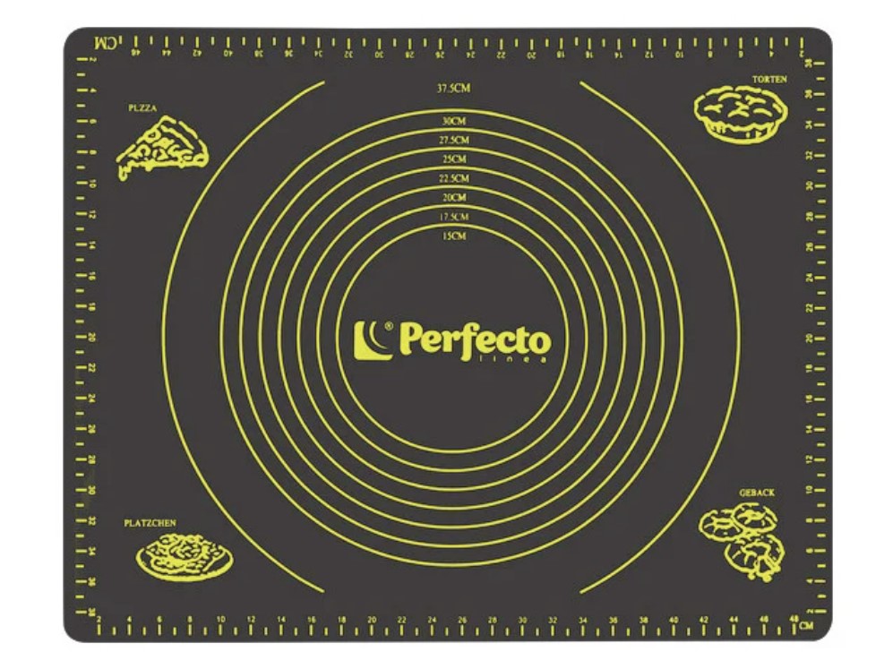 Коврик для теста с мерными делениями, силиконовый, 50х40 см, серия Handy (Хенди), PERFECTO LINEA