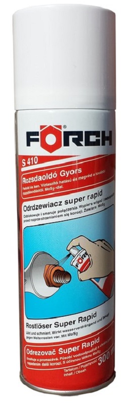 Растворитель ржавчины S410 Супербыстрый 300 мл FORCH