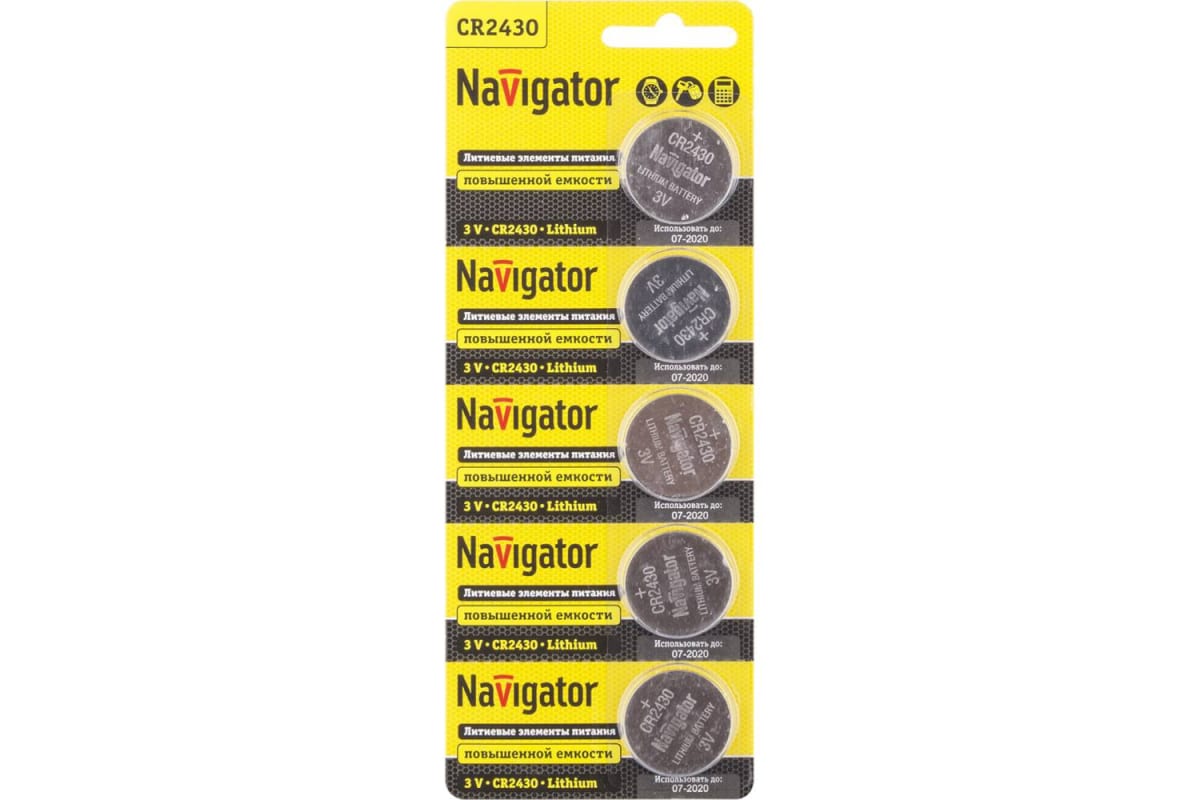 Элемент питания Navigator 94 781 NBT-CR2430