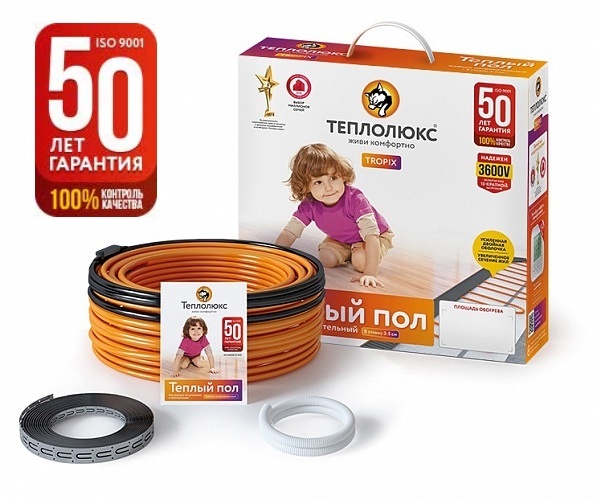 Кабель нагревательный Теплолюкс Tropix ТЛБЭ 21,0м 340 Вт