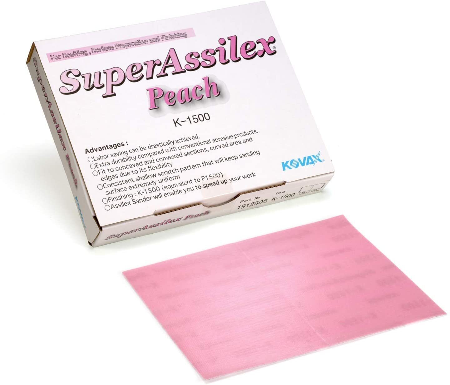 Лист Superassilex Peach K1500 170x130mm (шт.)