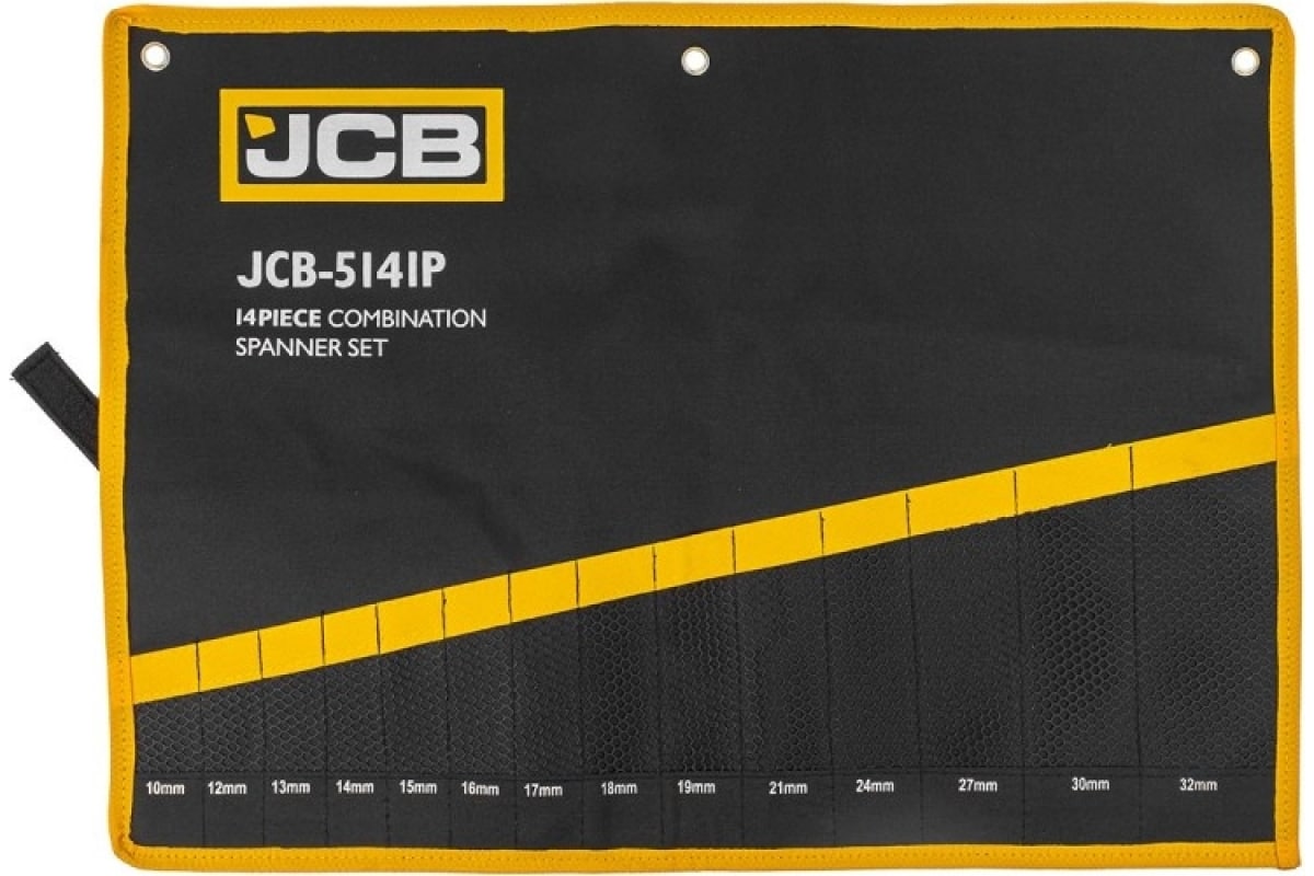 Органайзер JCB тканевый для набора ключей 14пр. JCB-5141P-P(57161)