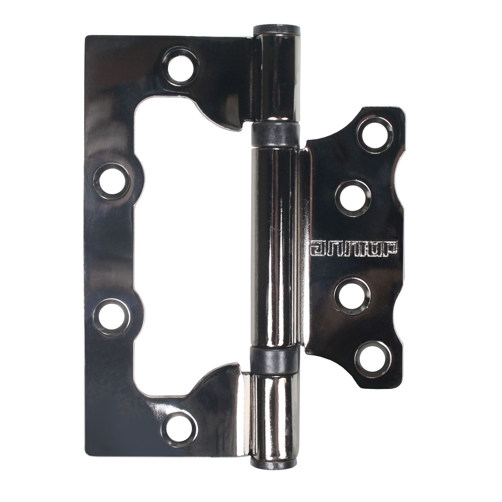 Петля накладная без врезки АЛЛЮР 100х75 2BB BN БЛИСТЕР 2,5мм черн.никель 2 шт