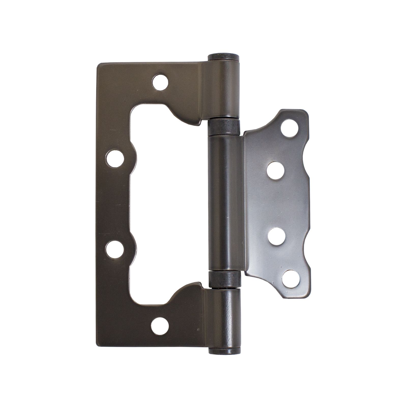 Петля накладная без врезки АЛЛЮР 100х75 2BB MBN БЛИСТЕР 2,5мм графит 2 шт