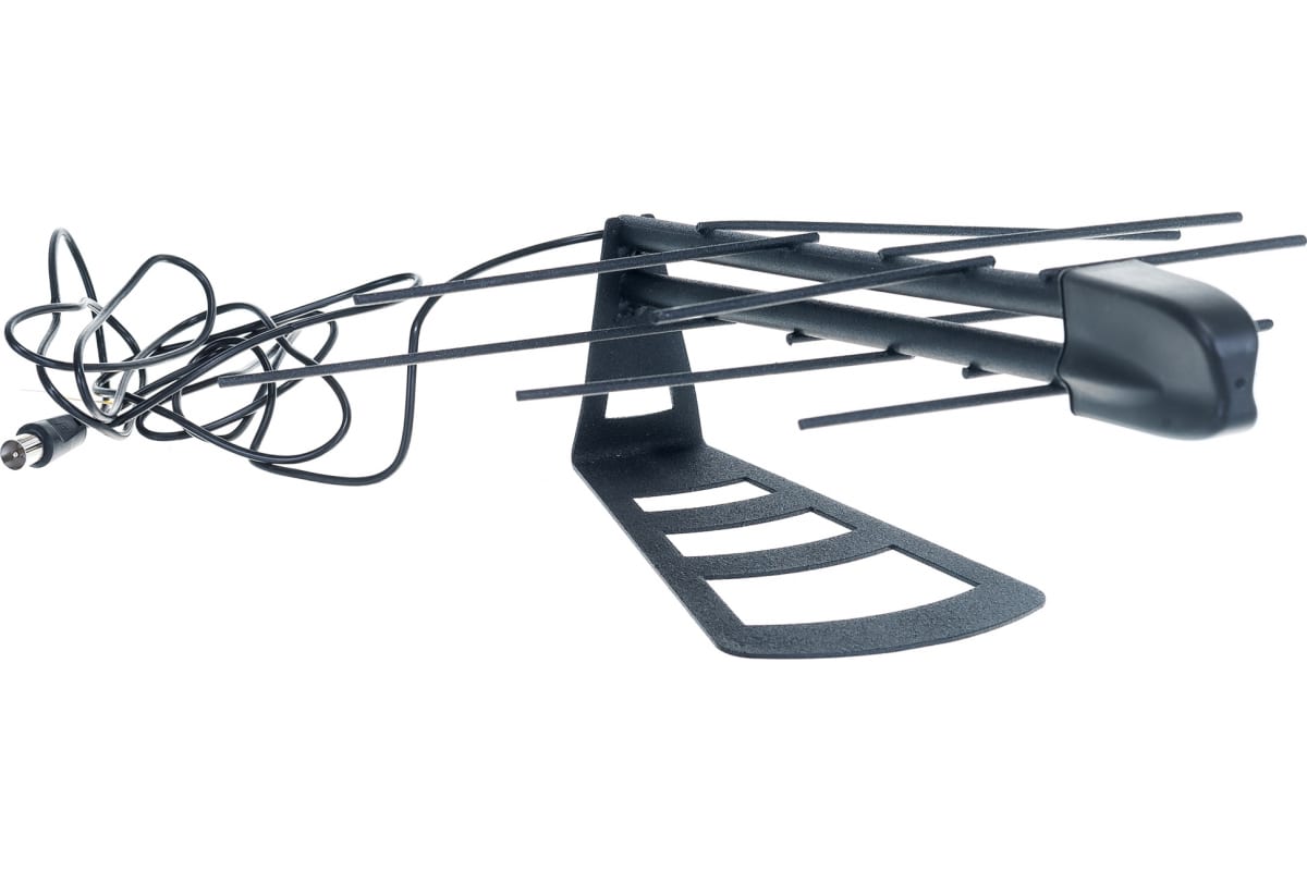 ТВ антенна комнатная для цифрового телевидения DVB-T2 «Активная», RX-267 REXANT