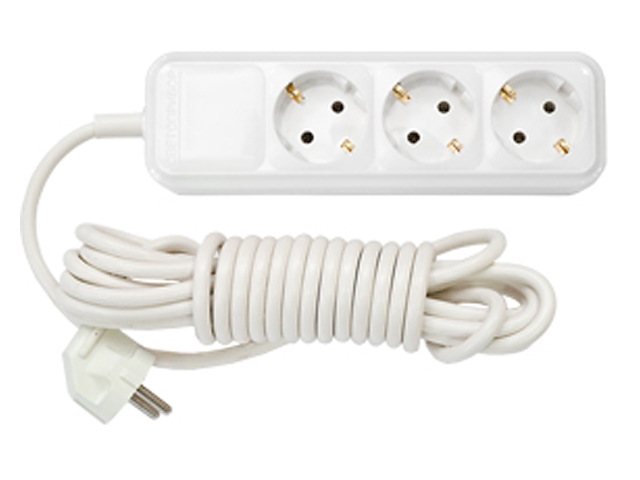 Удлинитель бытовой 5м 3 BYLECTRICA