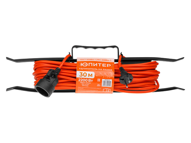 Удлинитель на рамке 30м Юпитер 1 роз