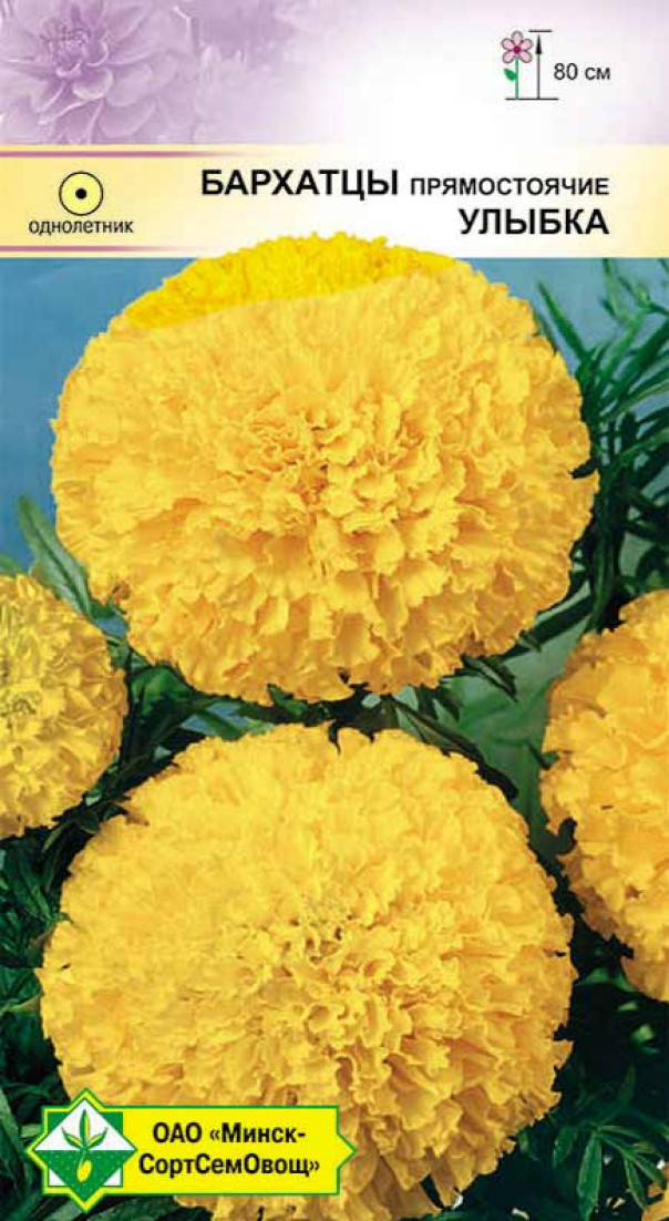 Бархатцы прямостоячие Улыбка 0.5г
