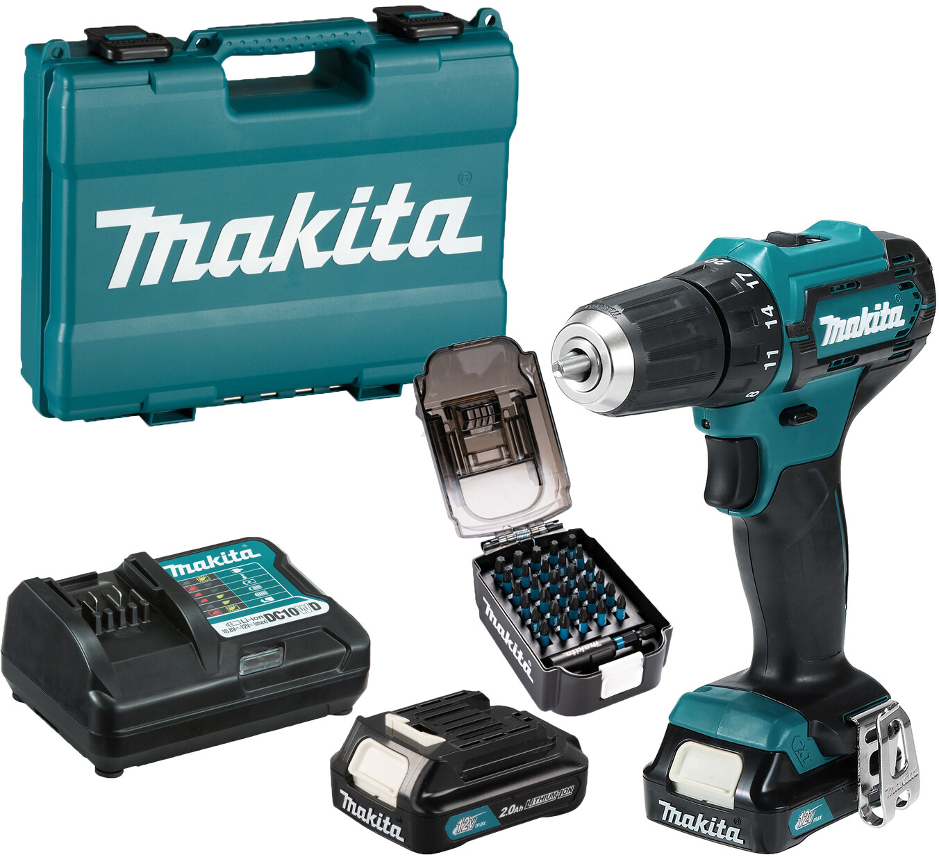 Аккумуляторная дрель-шуруповерт MAKITA DF 333 DWAE в чем