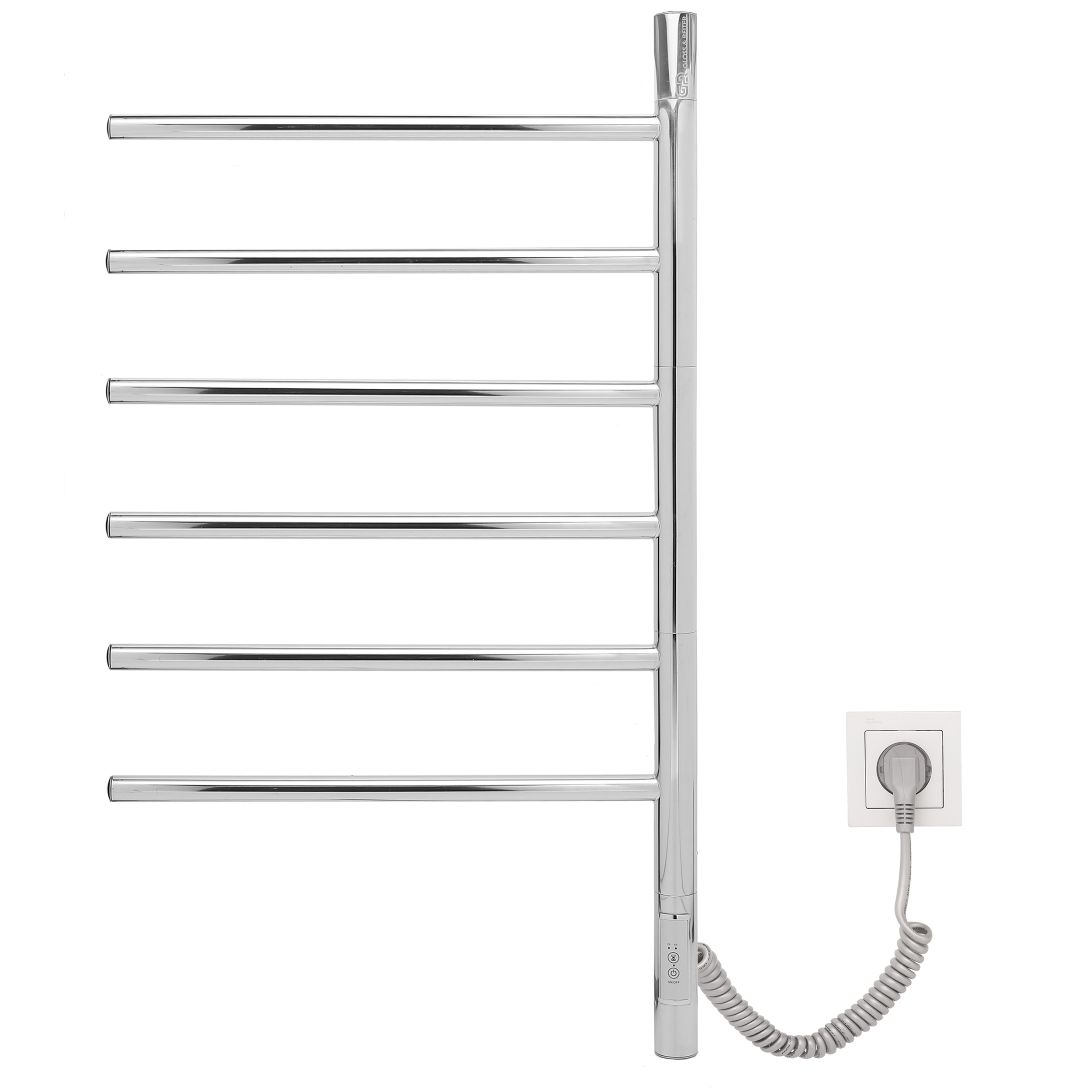 Полотенцесушитель электрический Ti#1 43х80 F6 Таймер 1