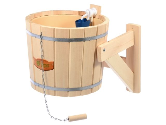 Русский душ 16 л., липа, Банные штучки 1