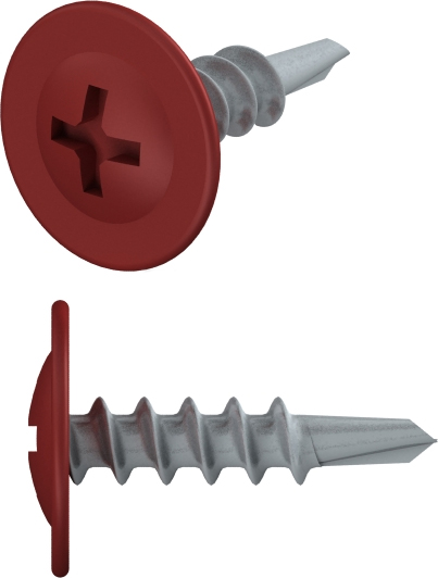 Саморез с прессшайбой RAL 3011