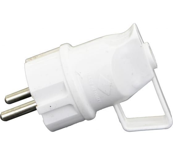 Вилка сз угловая с кольцом, белая 77 116 00 AY-KA