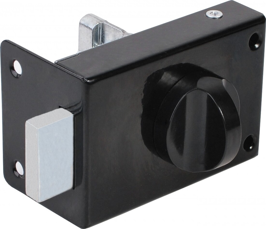 Замок накладной Омега ЗН1 (черный)