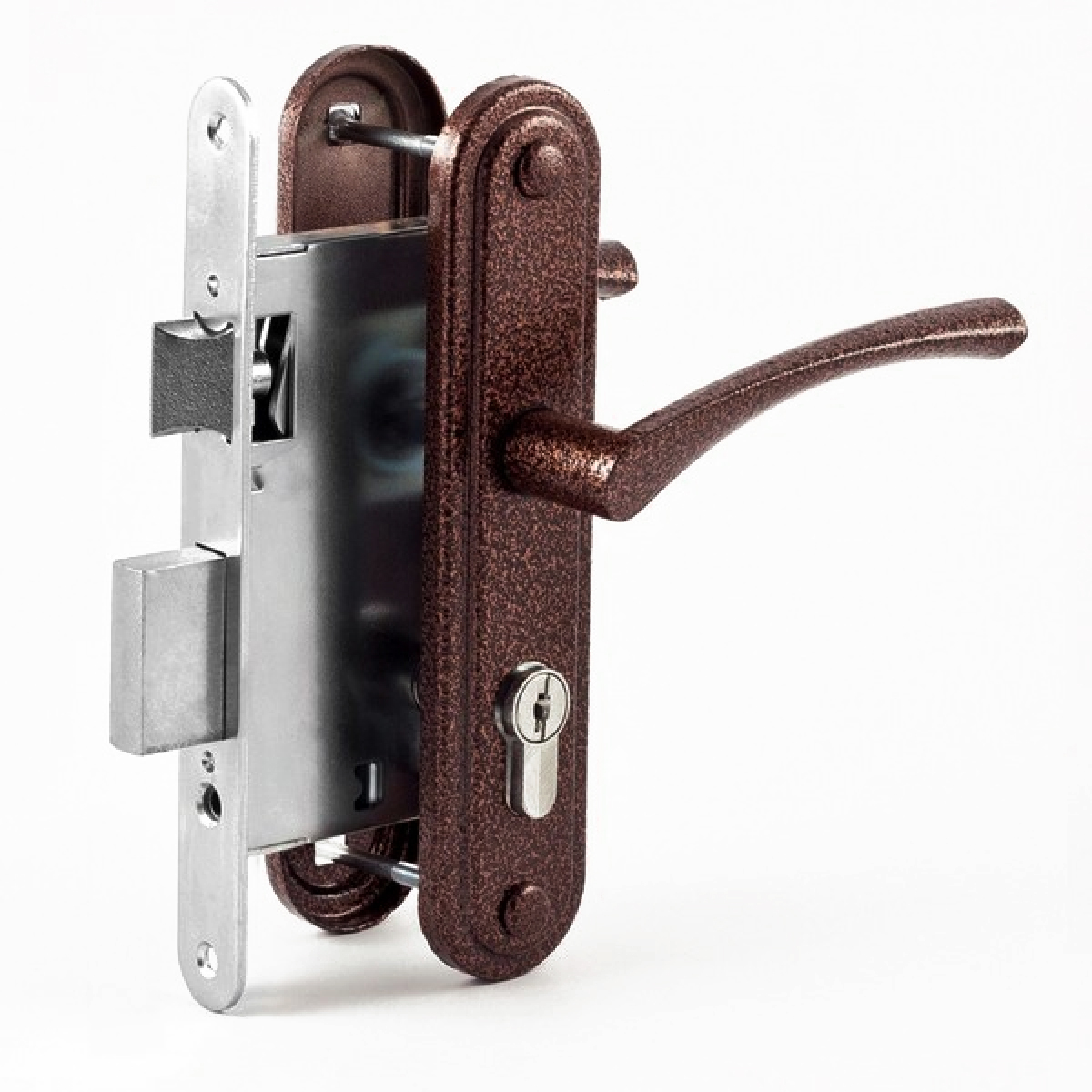 Замок врезной Омега ЗВ7 (медь)