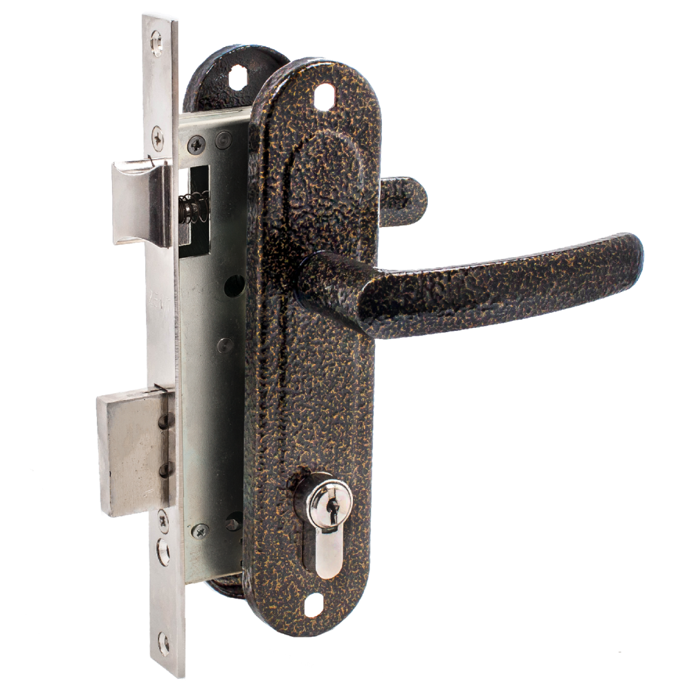 Замок врезной Зенит ЗВ9-4.2 (бронза)