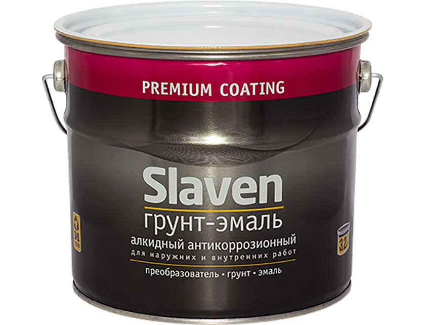 Эмаль Slaven По ржавчине 3.2кг